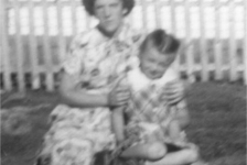 654: Julia (Carroll) Lambe &amp;amp; young Josephine Norman. (circa 1952) [courtesy of Julia (Carroll) Best]  - Julia daughter of William Carroll &amp;amp; Ellen Norman; Josephine daughter of Patrick Norman &amp;amp; Anastasia Lambe